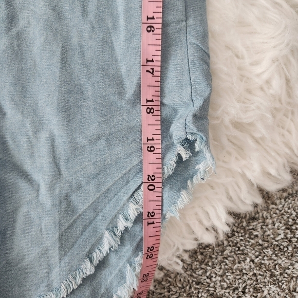 Thrill Jeans Plus Size Bling Detail Button Down Long Sleeve Shirt. Size 1X. New. - Picture 5 of 8